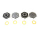 Knuckle Nut Set Parkerized - V-Twin 3191-4