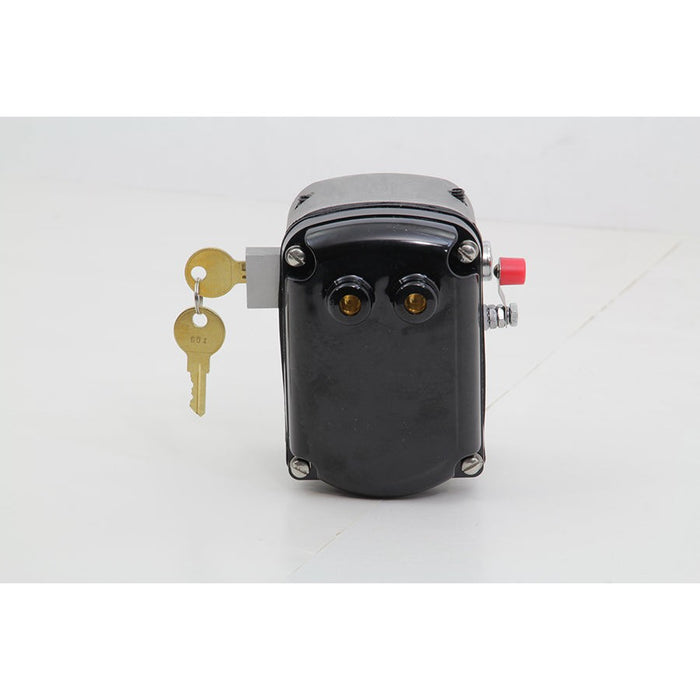Complete Burkhardt Magneto Head with Key Lock - V-Twin 32-1309 - Ironhead 1957-1970