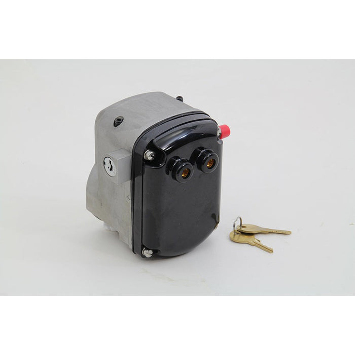 Complete Burkhardt Magneto Head with Key Lock - V-Twin 32-1309 - Ironhead 1957-1970