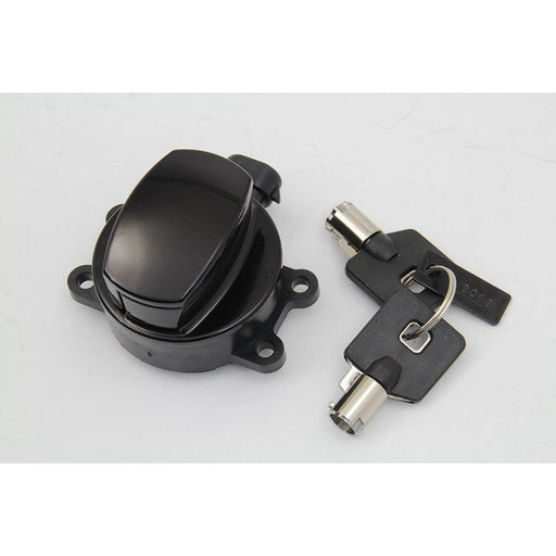 Ignition Key Switch Gloss Black - Volt Tech E21-0214GB - OEM 71419-11 - Twin Cam Softail 2011+