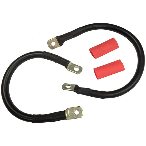 Battery Cable Set Black - V-Twin 32-1846 - Twin Cam Softail 2000-2008