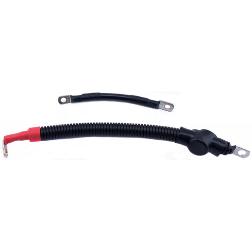 Battery Cable Set Black - V-Twin 32-1974 - OEM 70060-08A - Twin Cam 2009-2017