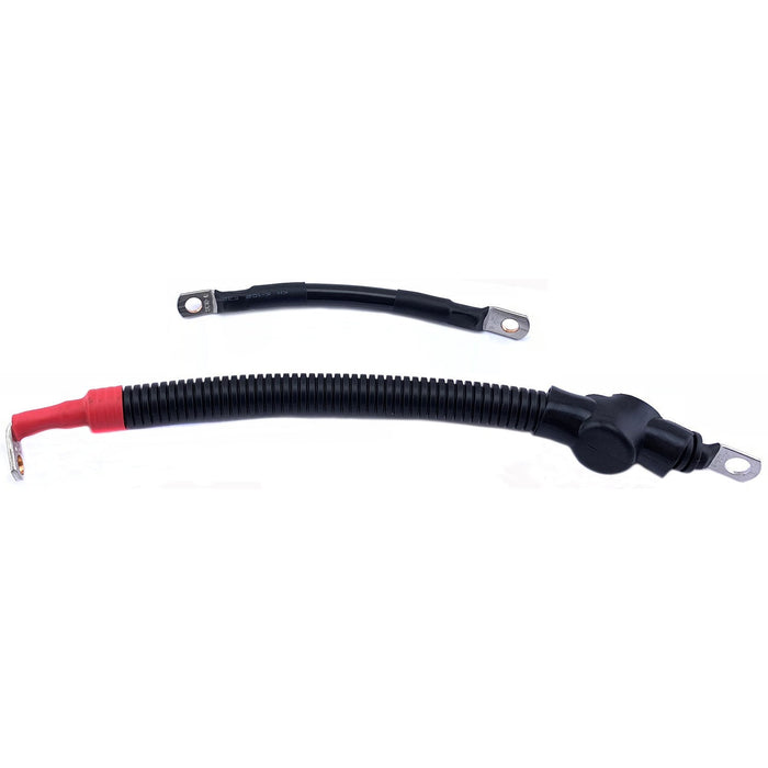 Battery Cable Set Black - V-Twin 32-1974 - OEM 70060-08A - Twin Cam 2009-2017
