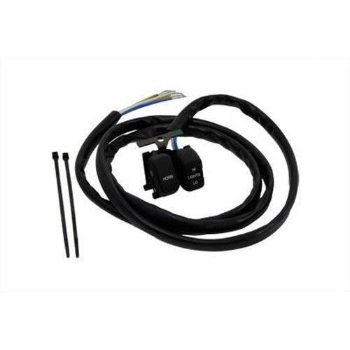 Handlebar Switch Dimmer and Horn Black - Volt Tech 84531 - OEM 71597-96A