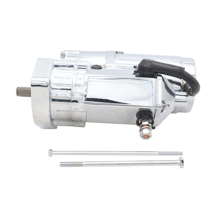 Ultima Thunder Fire Starter Motor 2.4KW Chrome - Ultima 70-229 - Big Twin 1989-2006