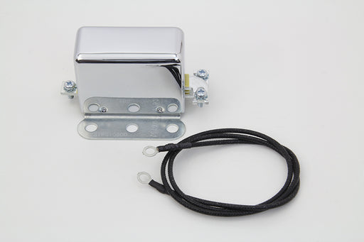 Volt Tech Chrome Look-A-Like 12 Volt 2-Brush Relay - additional view 2