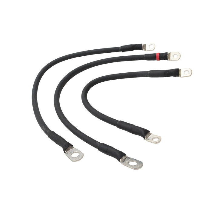 Ultima Premium Battery Cable Set Black - Ultima 18-702 - Big Twin 1980-1988