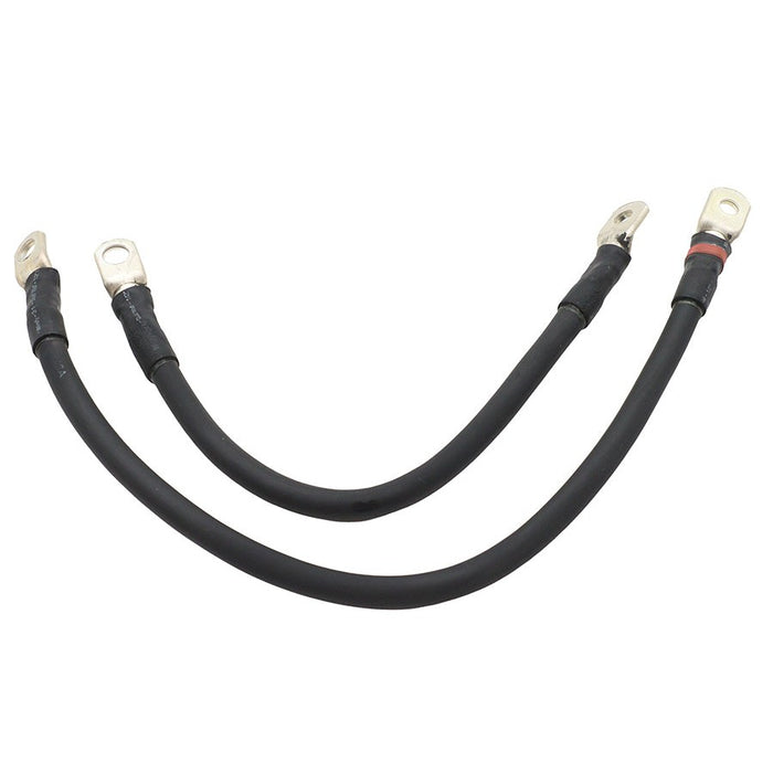 Ultima Premium Battery Cable Set Black - Ultima 18-709 - Big Twin 1989-2017