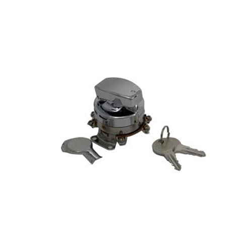 Stainless Steel Electronic Ignition Switch - Volt Tech 21-0202AES - OEM 71501-73 - Big Twin 1973-1995