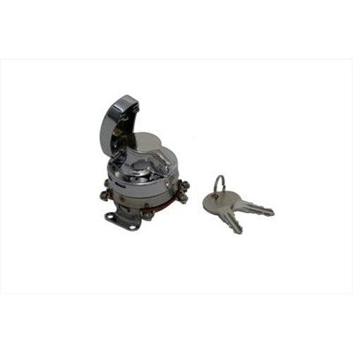 Stainless Steel Electronic Ignition Switch - Volt Tech 21-0202AES - OEM 71501-73 - Big Twin 1973-1995