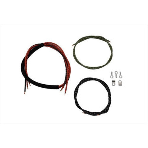 Handlebar Wiring Cotton Braided - V-Twin 32-9315