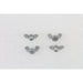 Battery Box Wing Nut Set - V-Twin 3249-4 - OEM 66387-24