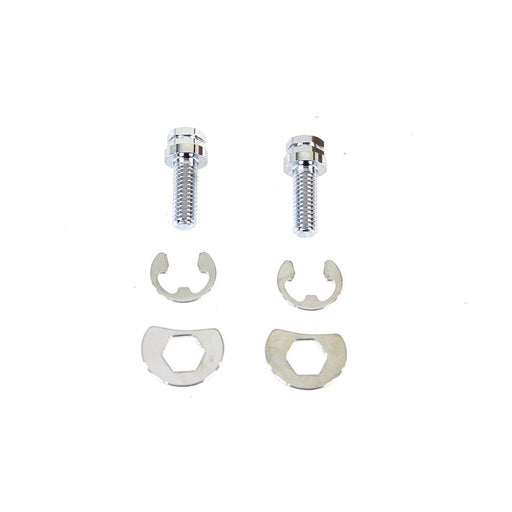Exhaust Pipe Locking Bolt Mounting Kit Chrome - V-Twin 3252-6