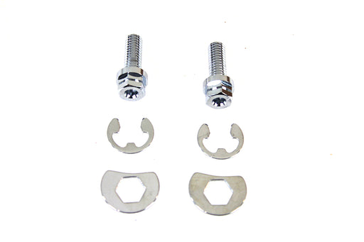 Colony Exhaust Pipe Locking Bolt Mounting Kit Chrome - additional view 2