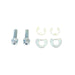 Exhaust Pipe Locking Bolt Mounting Kit Zinc - V-Twin 3254-6