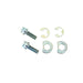 Exhaust Pipe Locking Bolt Mounting Kit Zinc - V-Twin 3254-6