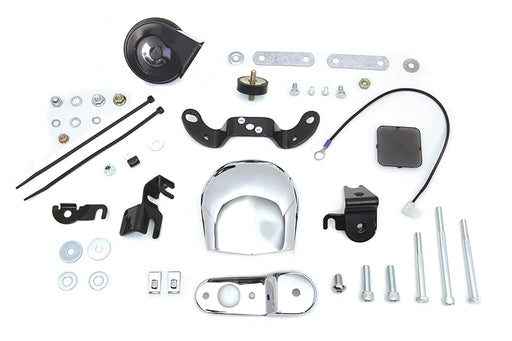 Wyatt Gatling Softail and XL Chrome Horn Kit