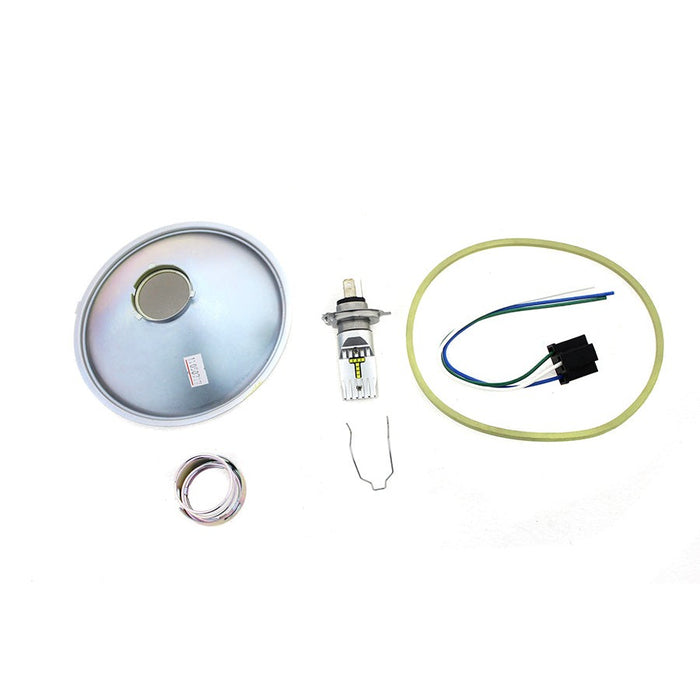 Spring Fork LED 6 Volt Headlamp Insert - V-Twin 33-1668