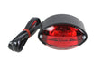 V-Twin Manufacturing Micro Oval Tail Lamp Black