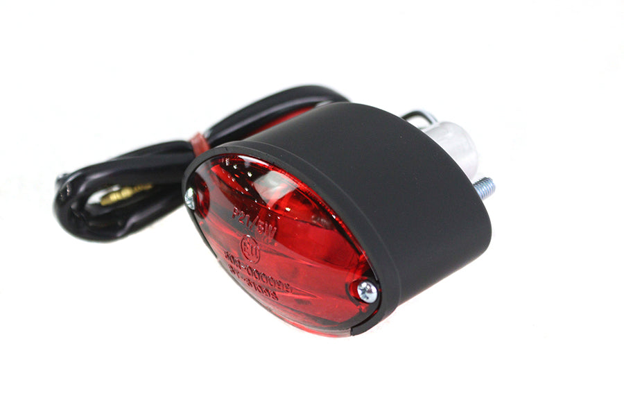 V-Twin Manufacturing Micro Oval Tail Lamp Black - additional view 2