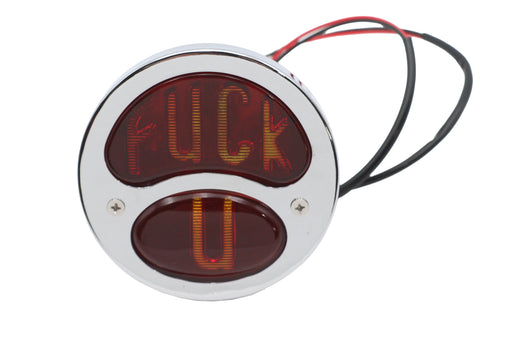 V-Twin Manufacturing Fcuk U Tail Lamp Assembly Chrome