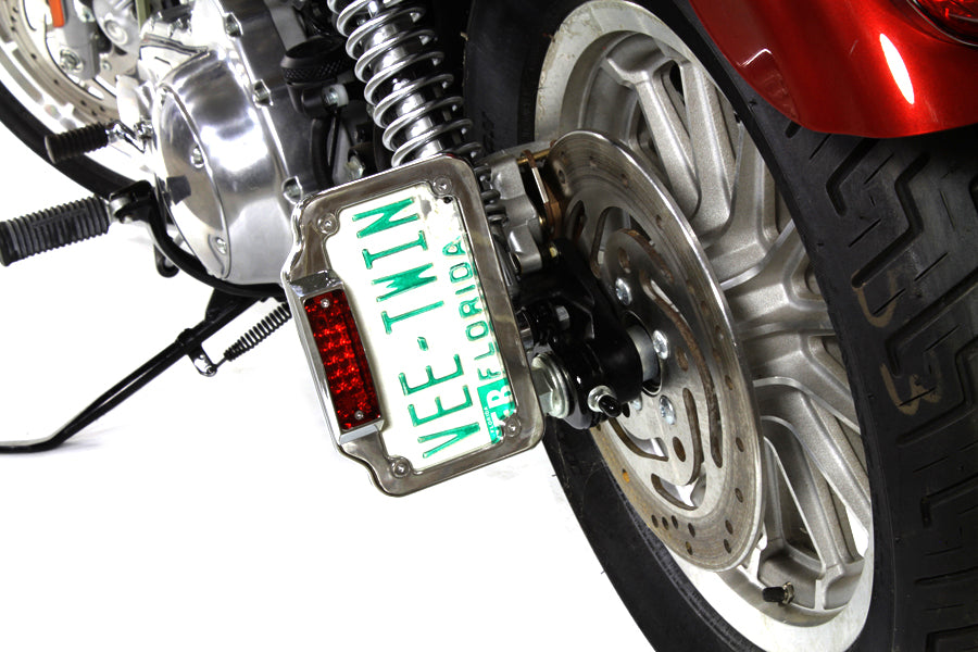 V-Twin Manufacturing Side Mount Tail Lamp Plate Set - additional view 2