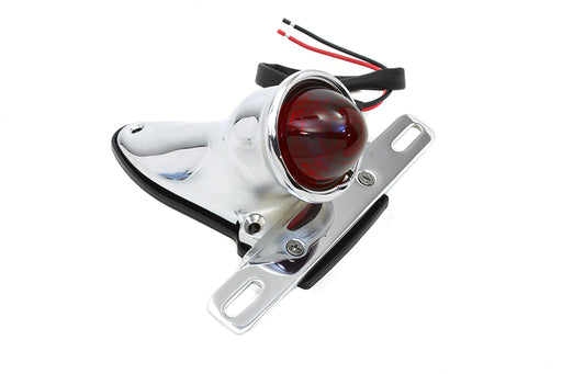 Wyatt Gatling Bates Bobber Tail Lamp Assembly Chrome