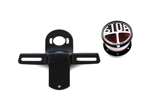 V-Twin Manufacturing Chrome Tail Lamp Kit Round Style - additional view 2
