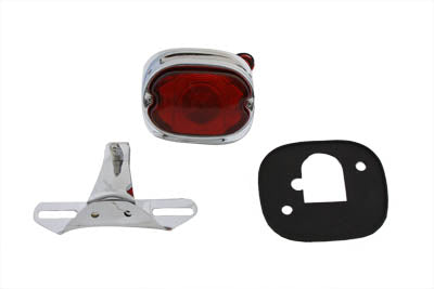 V-Twin Manufacturing Chrome Tail Lamp and Bracket Kit