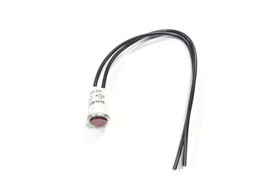 V-Twin Manufacturing Indicator Lamp Oil Pressure Type Red