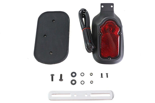 Wyatt Gatling Matte Black Tombstone Style Tail Lamp Assembly