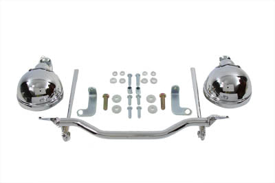 V-Twin Manufacturing Chrome Spotlamp Kit - additional view 2