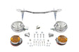 V-Twin Manufacturing Chrome Spotlamp Kit
