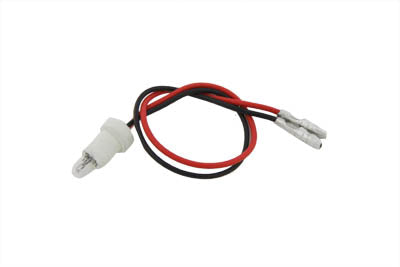 Wyatt Gatling Indicator Lamp Socket for Speedometer and Tachometer White