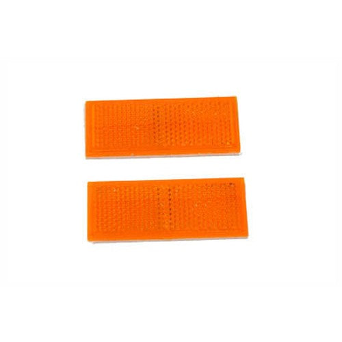 Rear Reflector Set Amber - V-Twin 33-2097