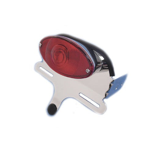 Chrome Cateye Tail Lamp Assembly Kit - V-Twin 33-2199 - Big Twin 1980-1998