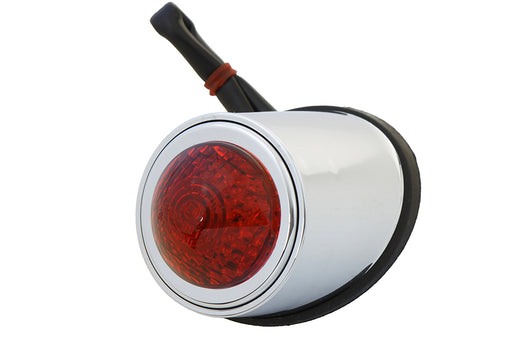 Wyatt Gatling Round Style Tail Lamp with Red Lens - additional view 2