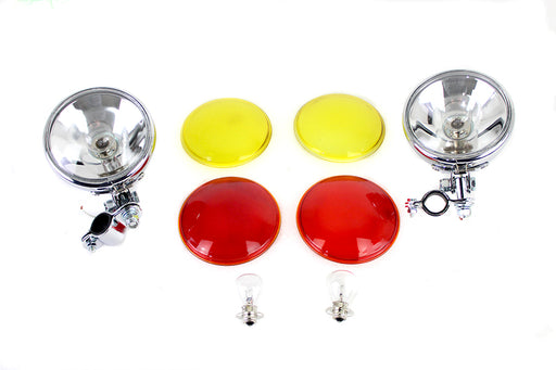 V-Twin Manufacturing Spring Fork Spotlamp Kit