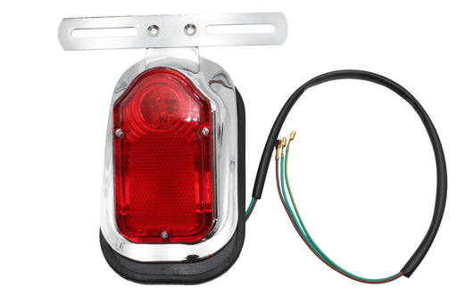 V-Twin Manufacturing FLSTS Replica Tombstone Tail Lamp Chrome