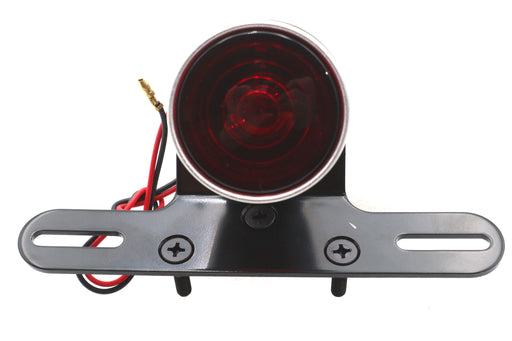 V-Twin Manufacturing 2 Round Vintage Tail Lamp Black