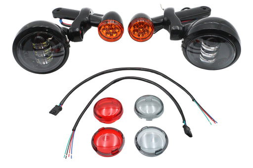 V-Twin Manufacturing Spotlamp Assembly Black
