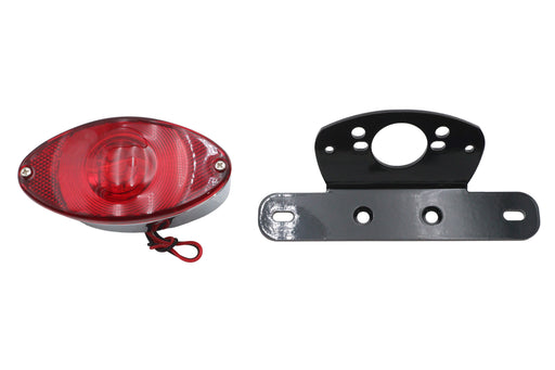 V-Twin Manufacturing Fender Mount Tail Lamp Oval LED Black - additional view 2