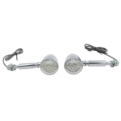 LED Bullet Turn Signal Set with Long Stud - Ultima 8-360 - Big Twin 1984-1999