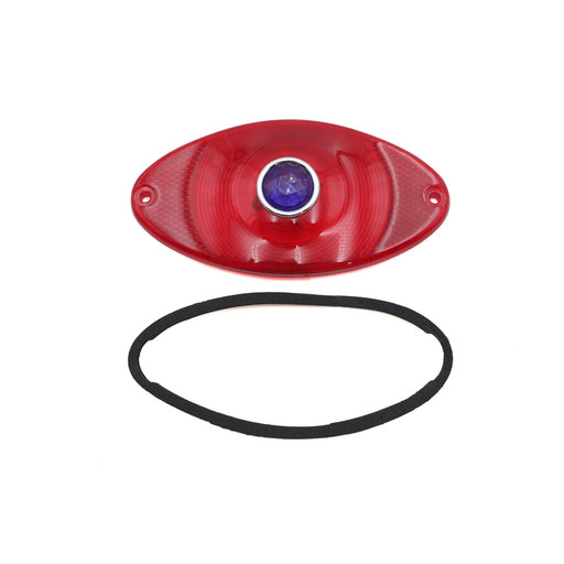 Tail Lamp Lens Cateye Style with Blue Dot - Ultima 86-98