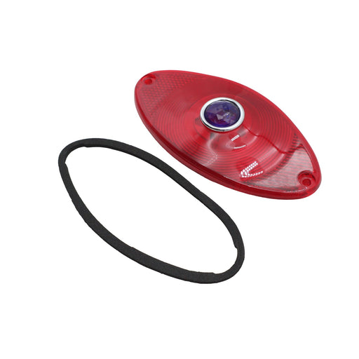 Tail Lamp Lens Cateye Style with Blue Dot - Ultima 86-98