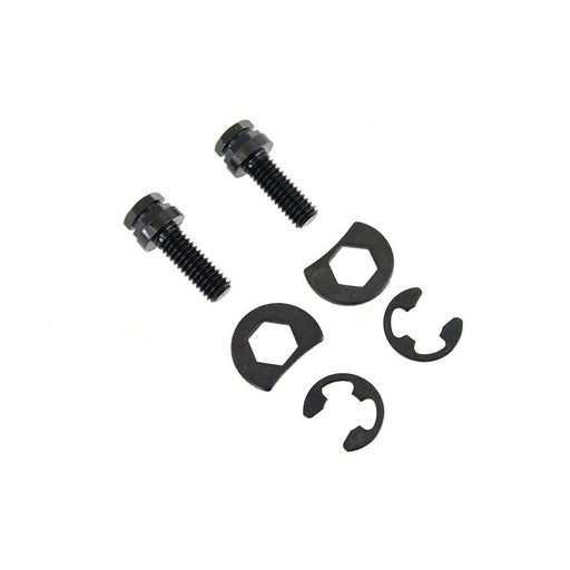 Exhaust Pipe Locking Bolt Mounting Kit Black Oxide Plated - V-Twin 3308-6