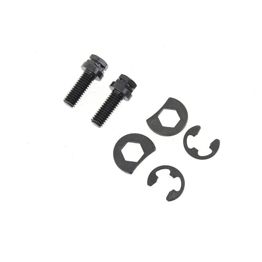 Exhaust Pipe Locking Bolt Mounting Kit Black Oxide Plated - V-Twin 3308-6