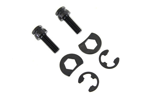 Colony Exhaust Pipe Locking Bolt Mounting Kit Black Oxide Plated