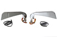 Wyatt Gatling Evil Eye Mirror Set with Billet Stems