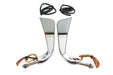 Wyatt Gatling Evil Eye Mirror Set with Billet Stems - additional view 2